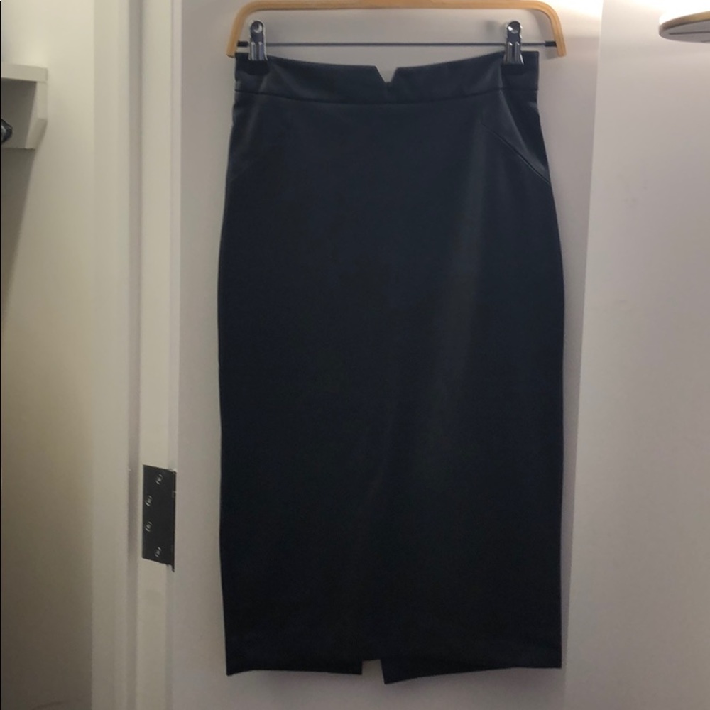 Zara pleather skirt